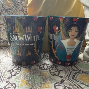 Disney Snow White 2025 Exclusive Popcorn Metal Bucket Tin - Cinemark Theatre